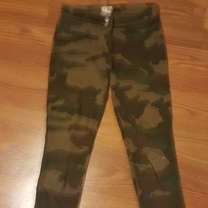 Girls Crew Cuts Camoflauge Leggings/Pants